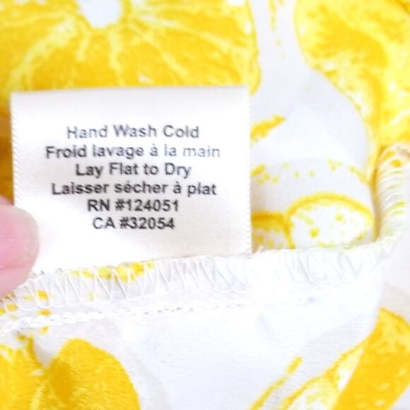 Anthro Porridge lemon layered split back tank top - Picture 15 of 16